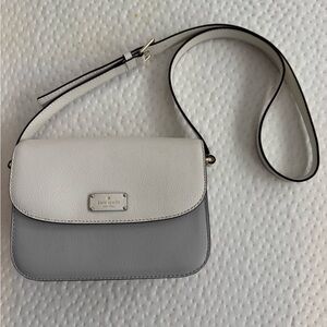 Kate Spade Bag - White & Gray - Excellent Condition